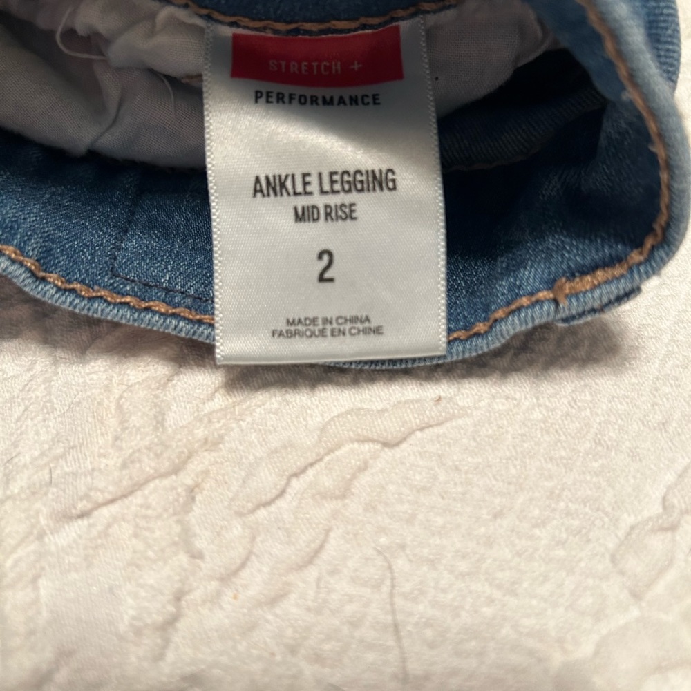 Express Ankle Legging Mid Rise Size 2 - Picture 6 of 6